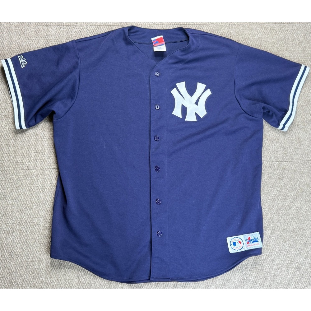 Majestic MLB Vintage New York Yankees Baseball Jersey Size XL